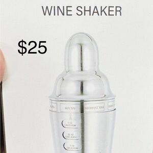 Silver Wine Shaker